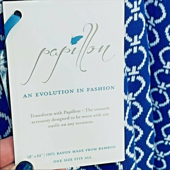 Scene Weaver Papillon Orange/White Versatile Wrap - Picture 8 of 9